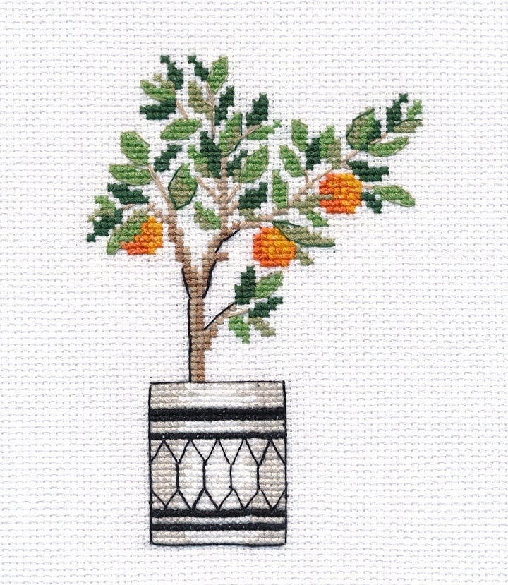 Orange Tree Cross Stitch Kit  фото 1