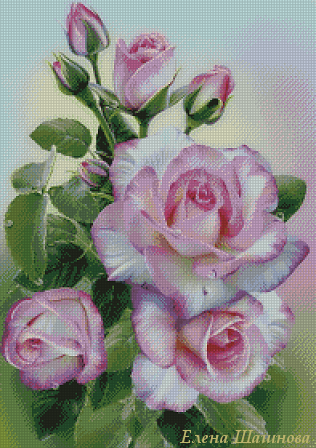 Delicate Blossom Cross Stitch Pattern фото 1