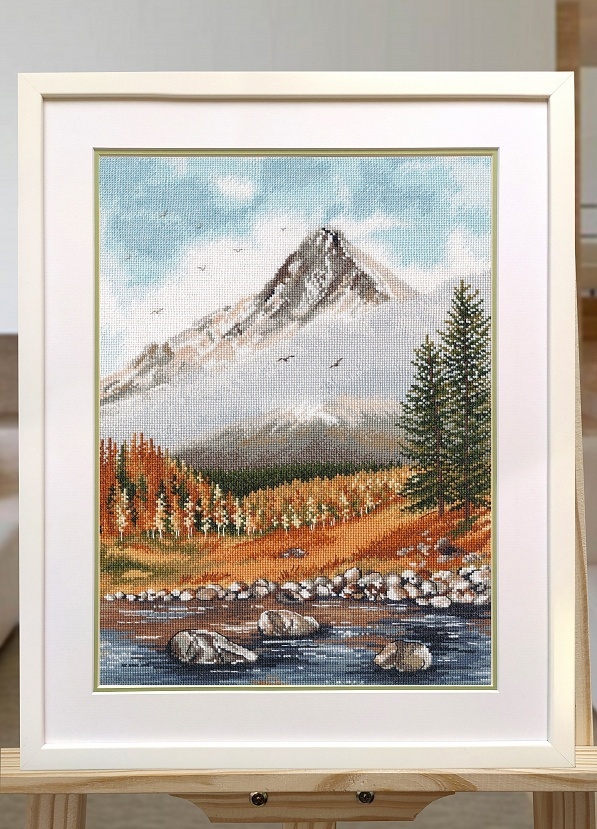 Autumn in the Mountains Cross Stitch Kit  фото 2