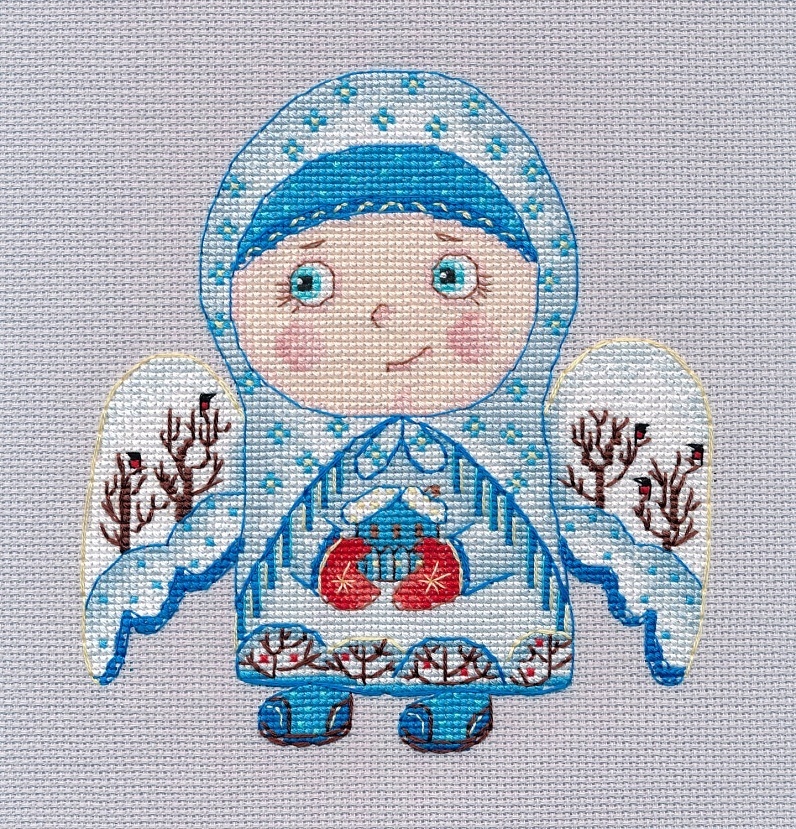 A Winter Angel Cross Stitch Kit  фото 1