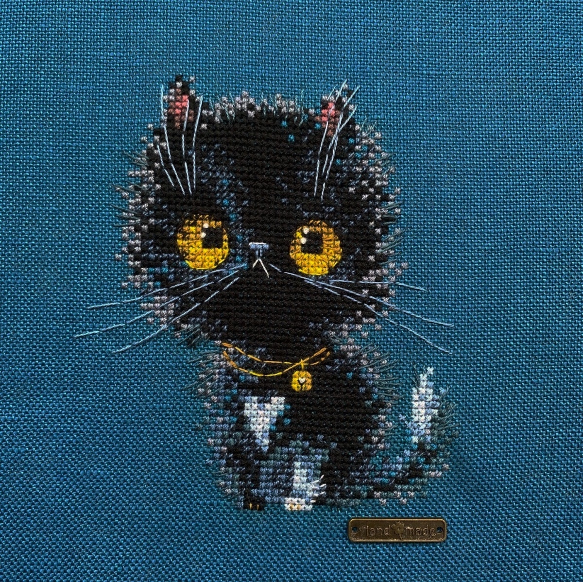Night the Kitten Cross Stitch Pattern фото 6