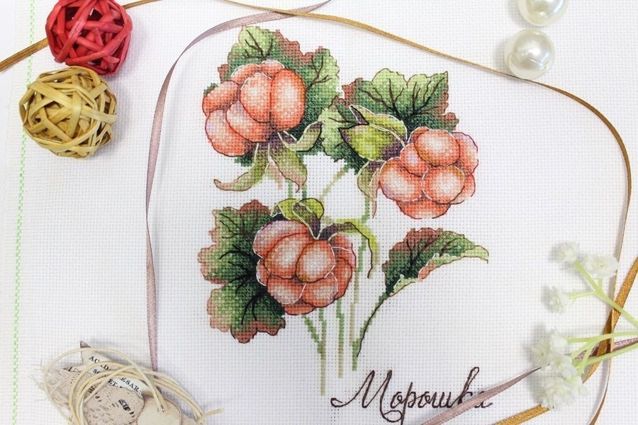 Gifts of Nature. Cloudberry Cross Stitch Kit фото 2