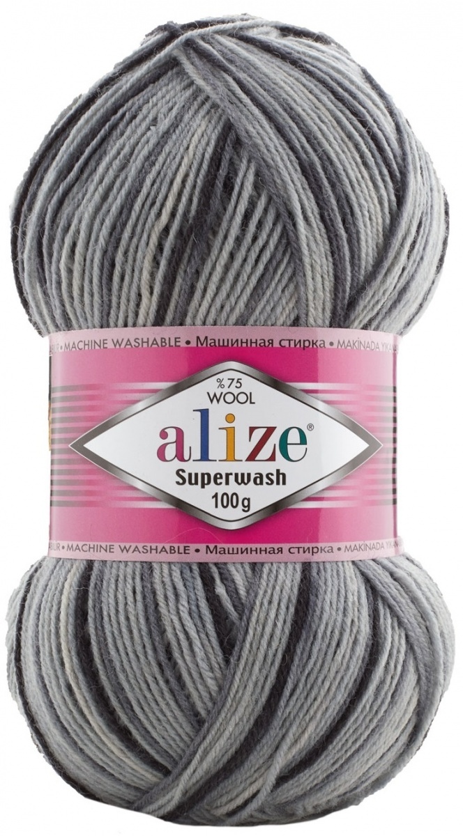 Alize Superwash Comfort Socks 75% wool, 25% polyamide 5 Skein Value Pack, 500g фото 22