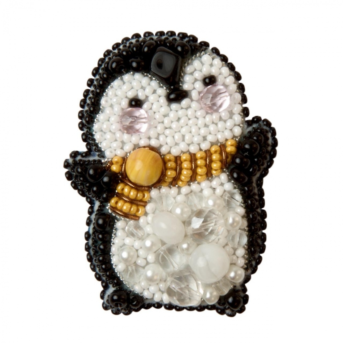 Penguin Brooch Embroidery Kit фото 1