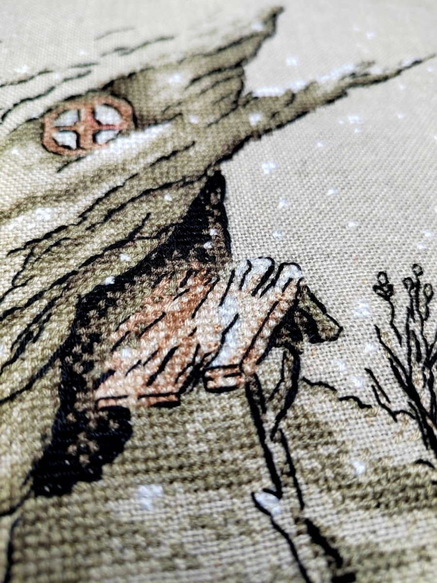 A First Snow Cross Stitch Pattern фото 12