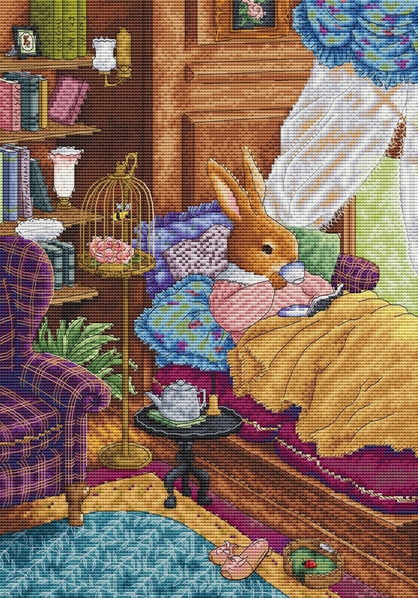 Pleasant Reading Cross Stitch Pattern фото 1