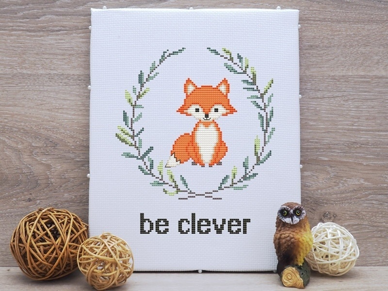 Be Clever Cross Stitch Pattern фото 2