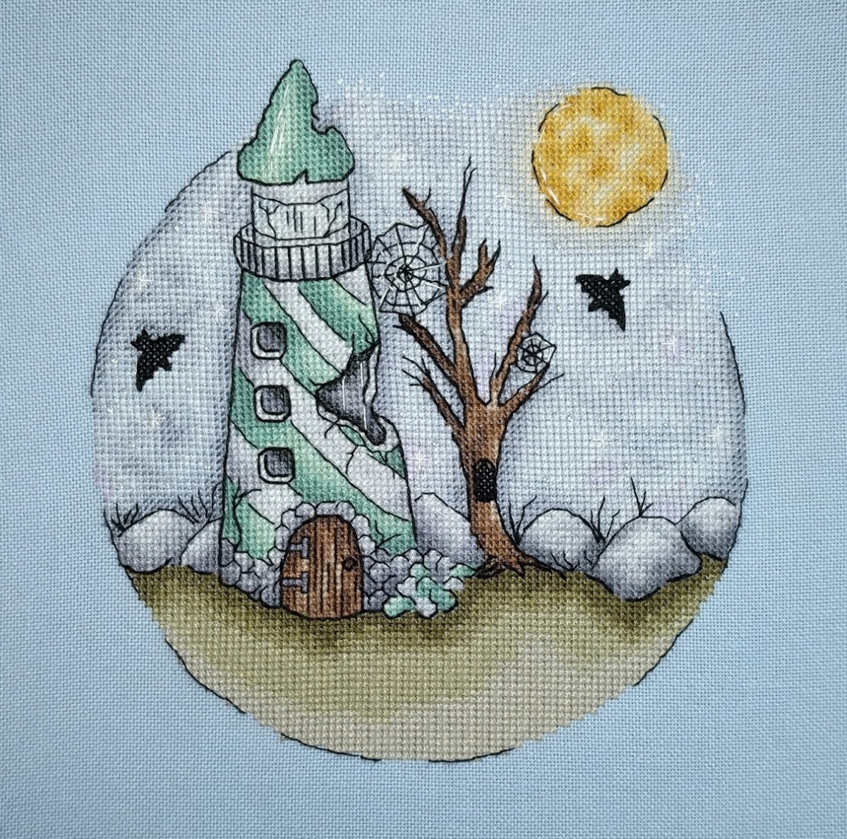 Abandoned Lighthouse Cross Stitch Pattern фото 2