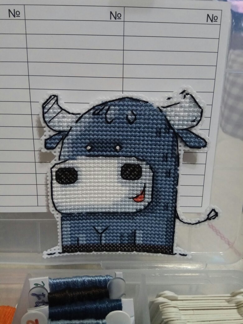 Bull Cross Stitch Pattern фото 3