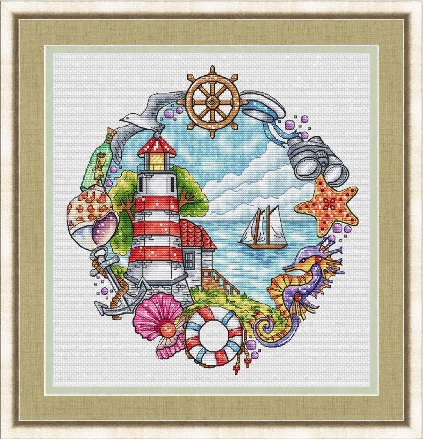 Dreams of Sea Cross Stitch Pattern фото 2