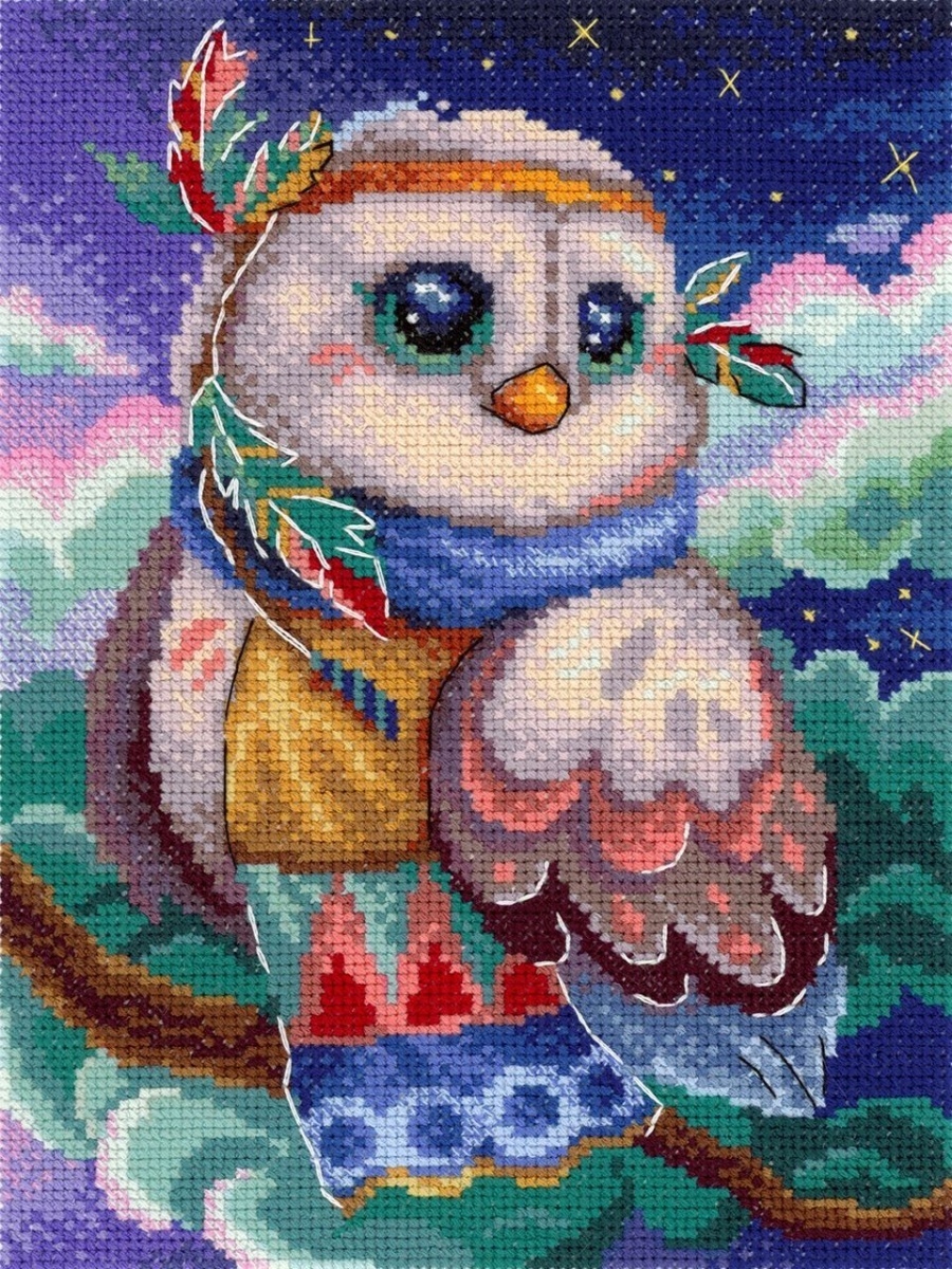 Buxom Owl Cross Stitch Kit фото 1