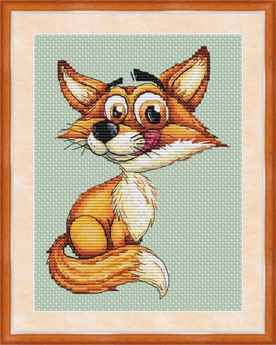 Sly Fox Cross Stitch Pattern фото 1