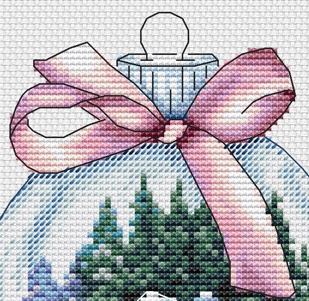 The Christmas Ball Cross Stitch Pattern фото 7