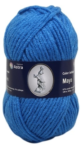 Astra Premium Maya, 67% acrylic, 32% polyester, 1% lycra, 5 Skein Value Pack, 500g фото 8