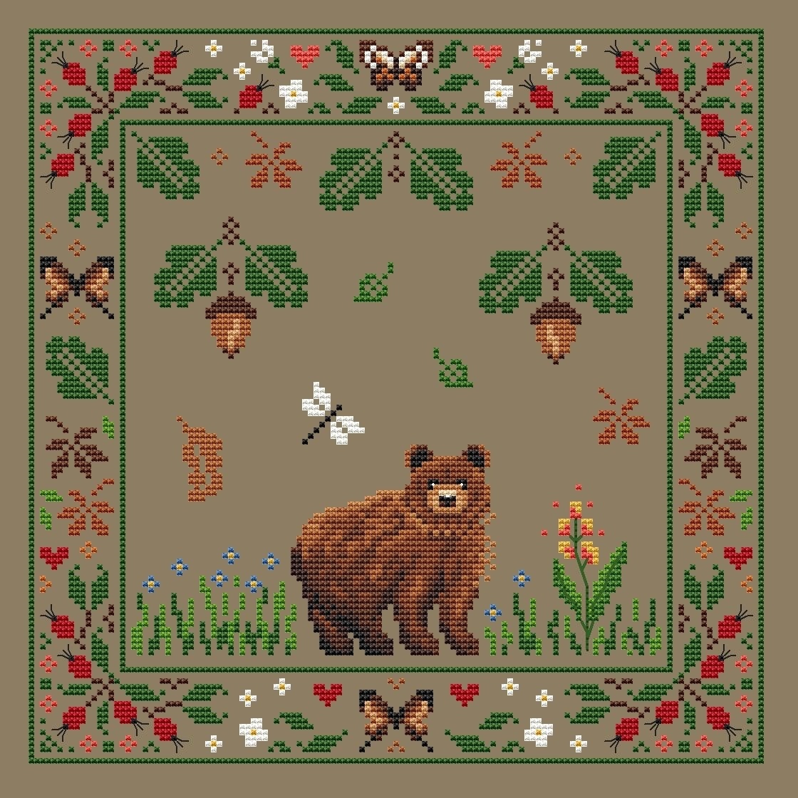 Owner of the Forest Cross Stitch Patern фото 3
