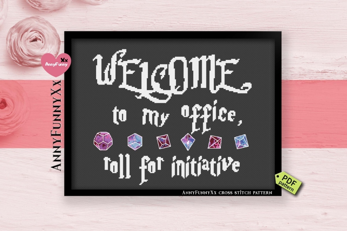 Welcome Sign Cross Stitch Pattern фото 2