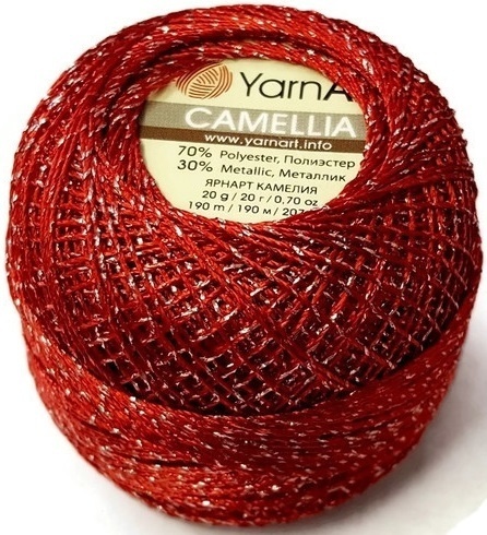 YarnArt Camellia 70% polyester, 30% metallic, 10 Skein Value Pack, 250g фото 7