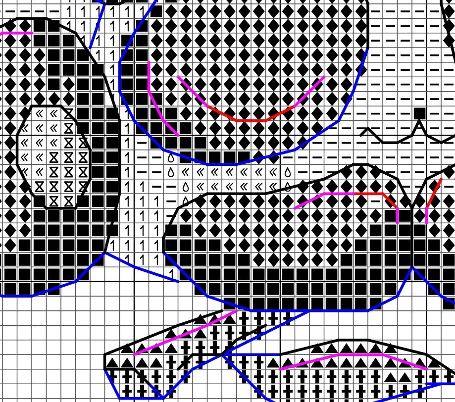 Sleepy Panda Cross Stitch Pattern фото 7