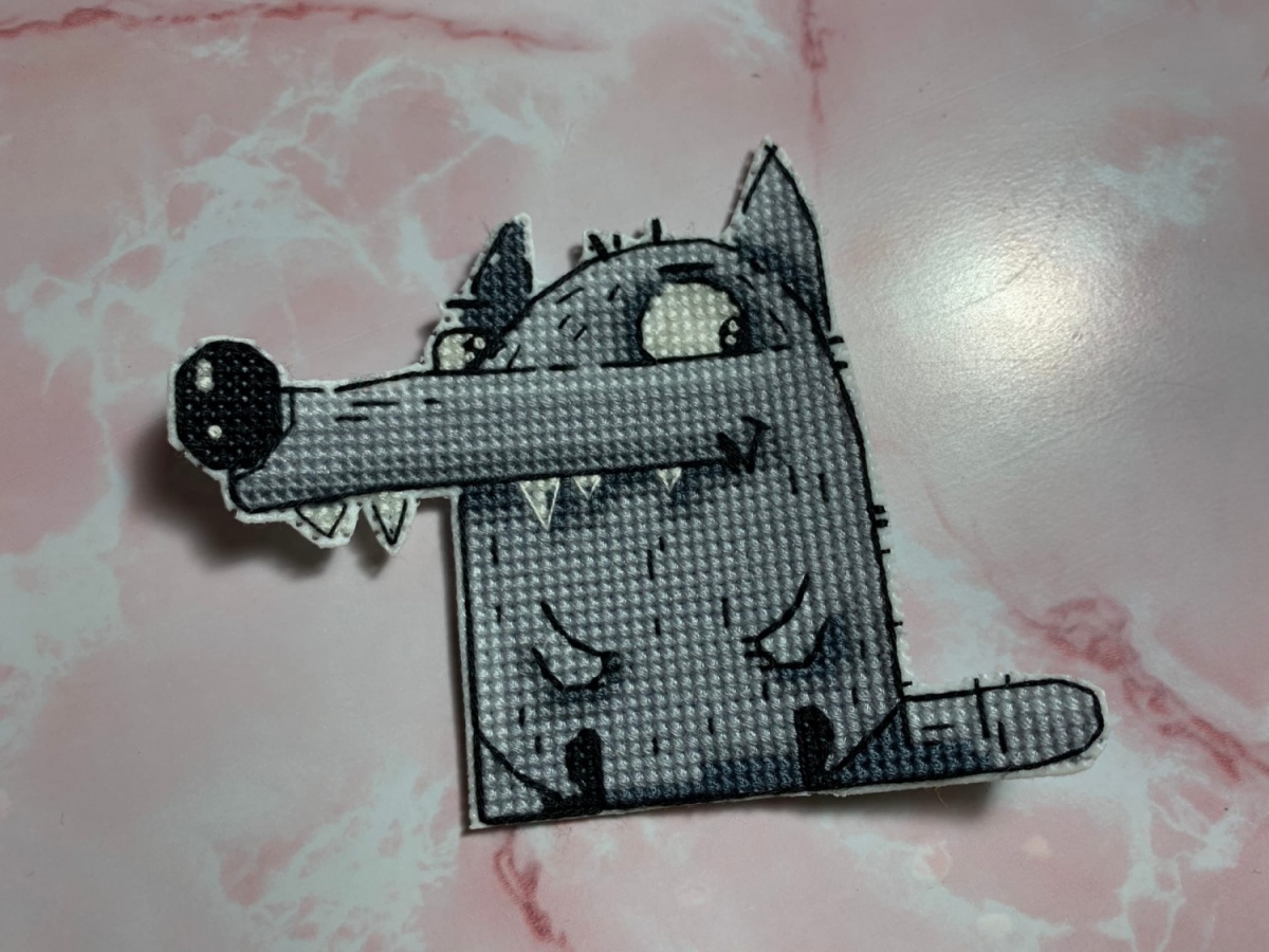 A Wolf Cross Stitch Pattern фото 6