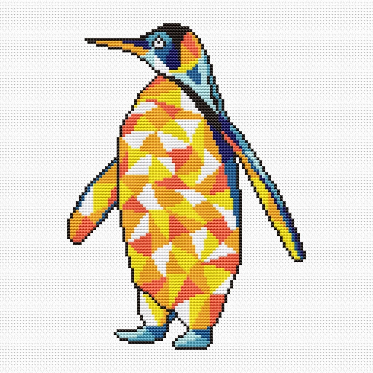 Penguin Cross Stitch Chart фото 1