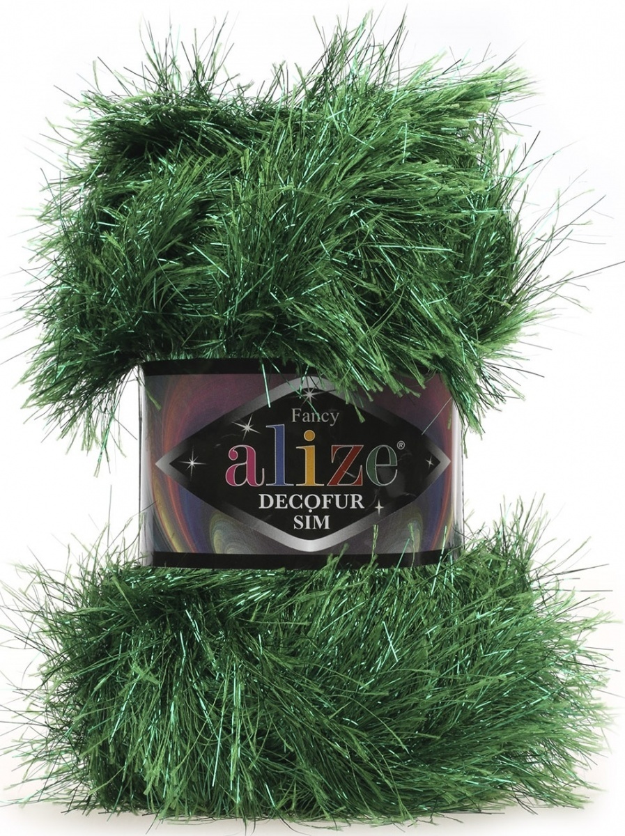 Alize Decofur Sim, 80% Polyester, 20% Metallic 5 Skein Value Pack, 500g фото 16