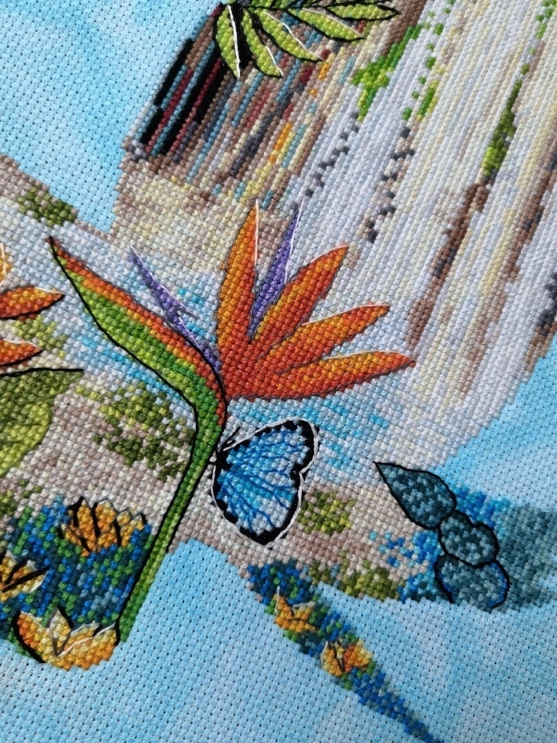 Tropics Cross Stitch Pattern фото 3
