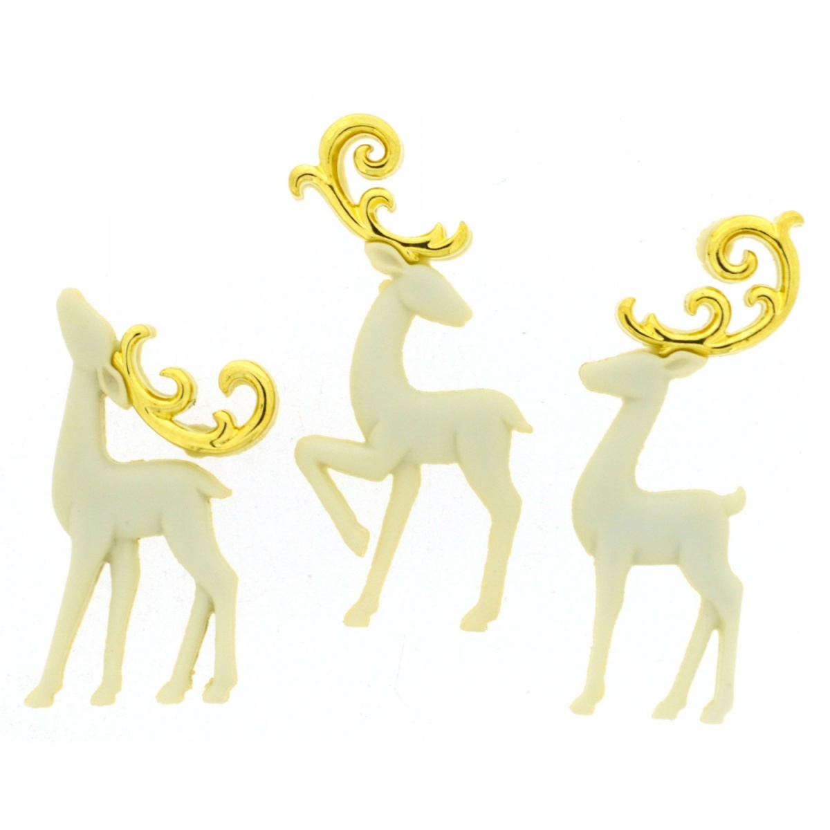 Majestic Reindeer Set of Decorative Buttons фото 1
