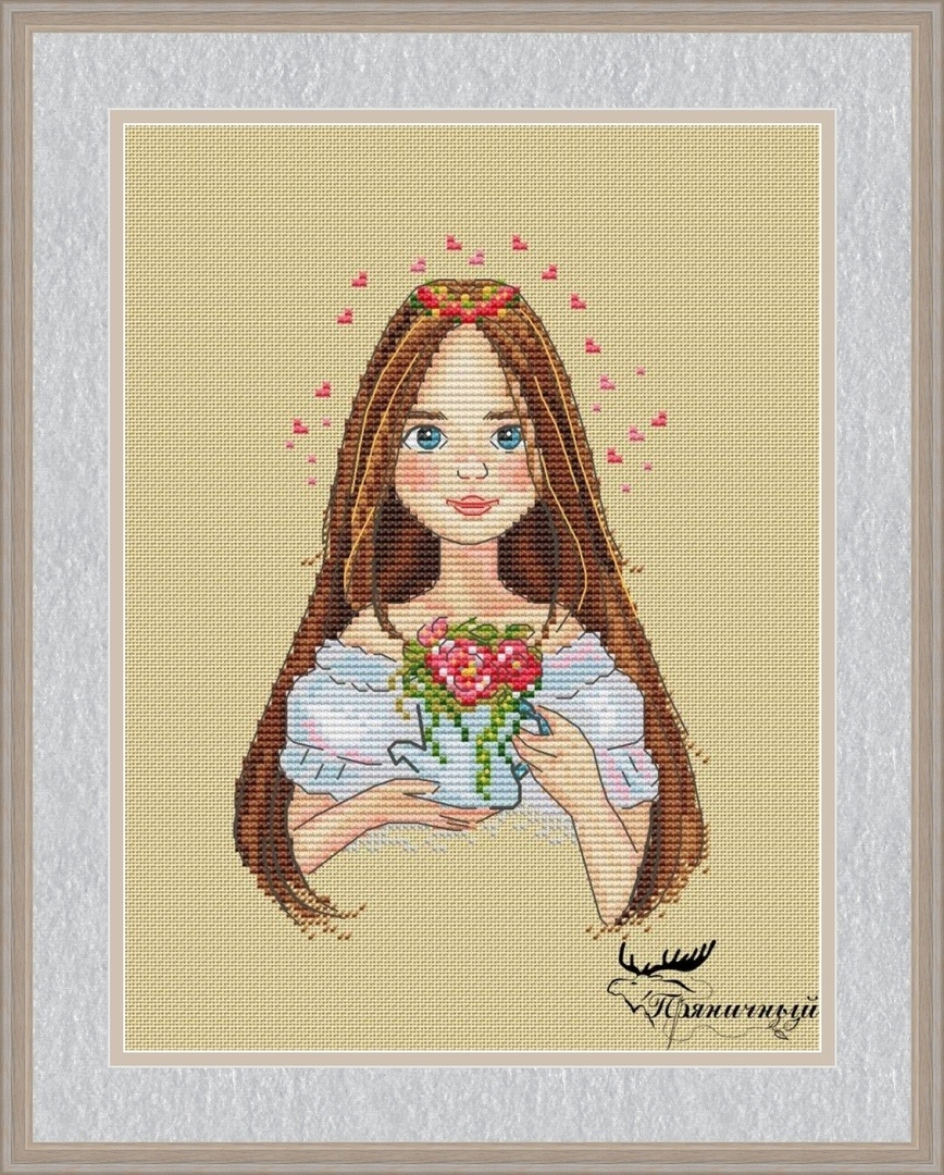 Young Spring Cross Stitch Pattern фото 1
