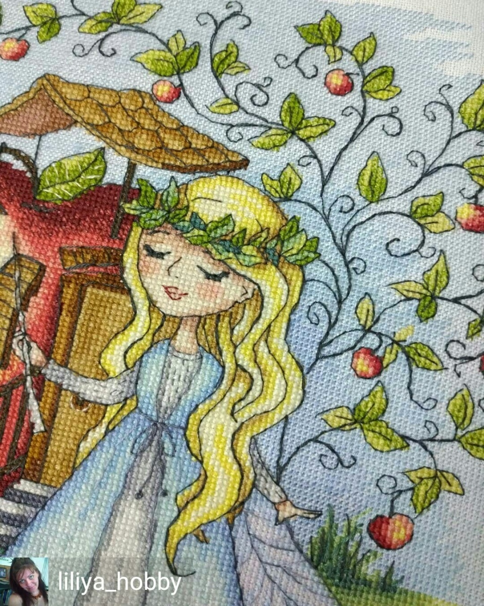 Summer Fairy Cross Stitch Pattern фото 3