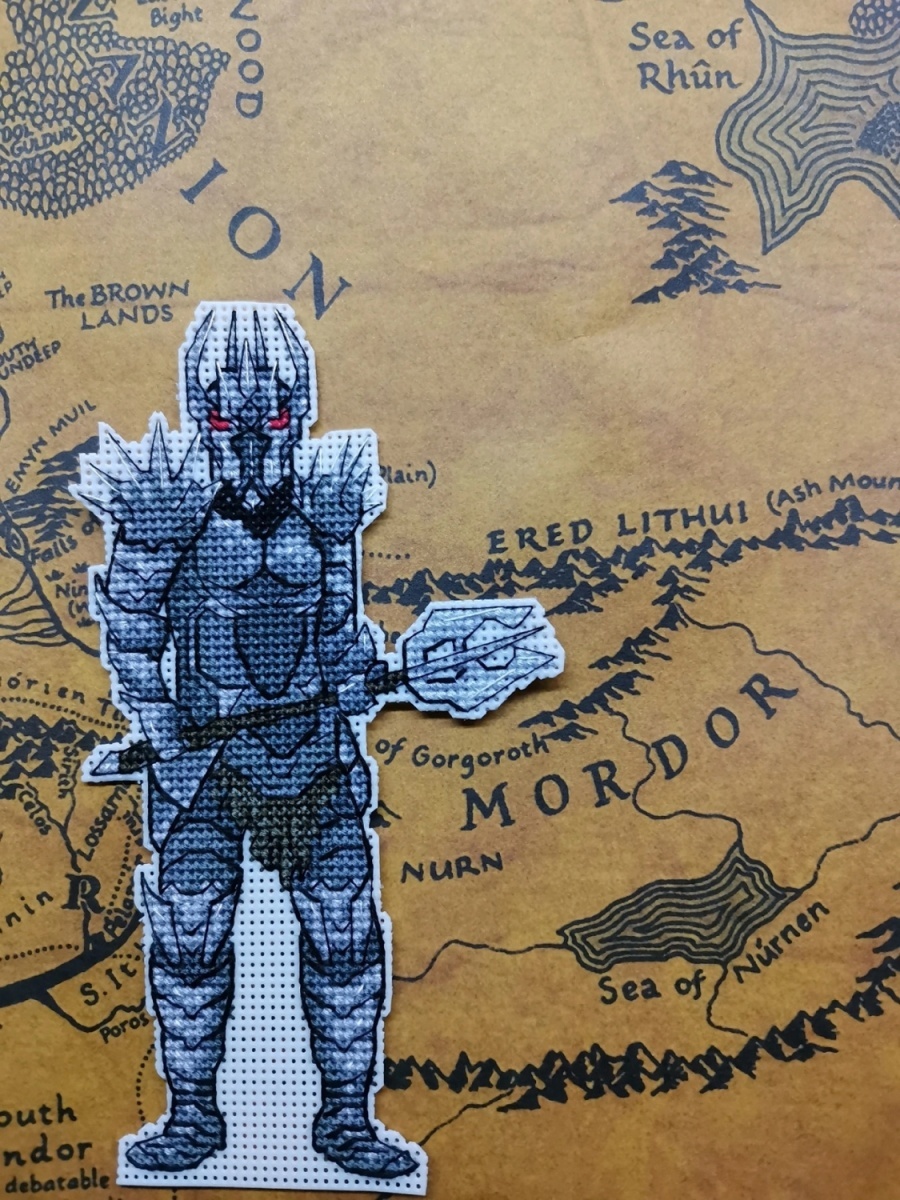 Middle-Earth. Sauron Cross Stitch Pattern фото 2
