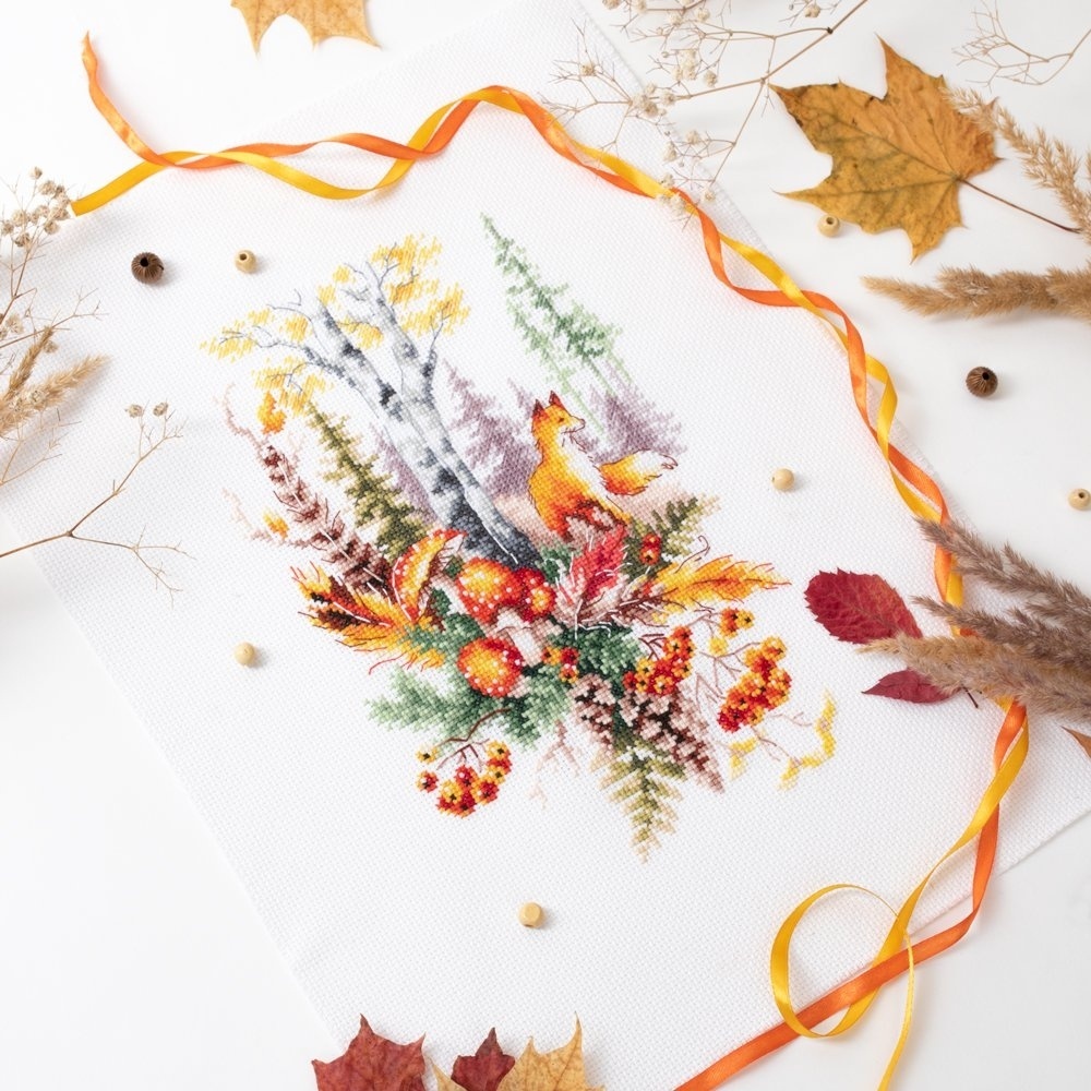 Autumn Forest Spirit Cross Stitch Kit фото 5