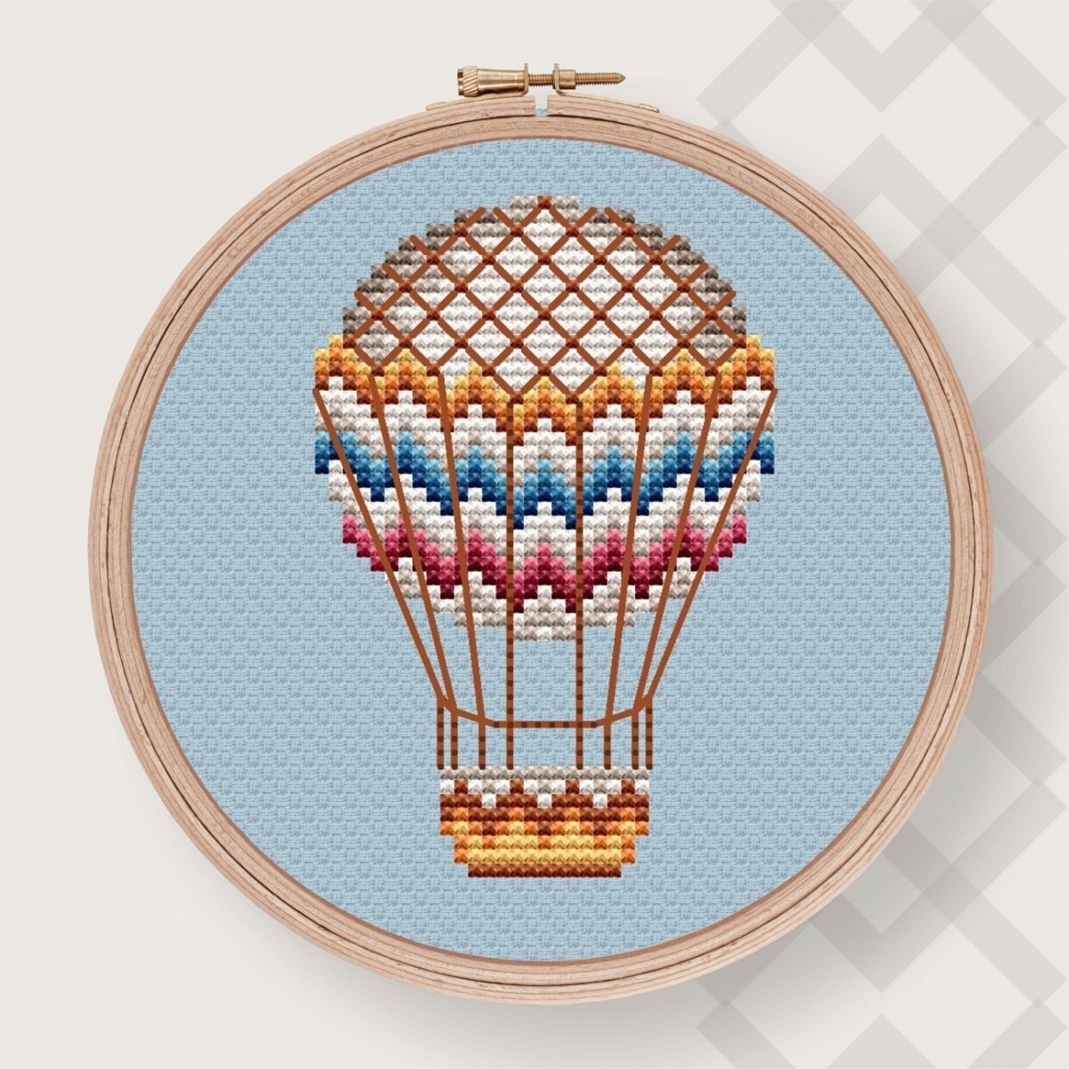 Air Balloon 5 Cross Stitch Pattern фото 1