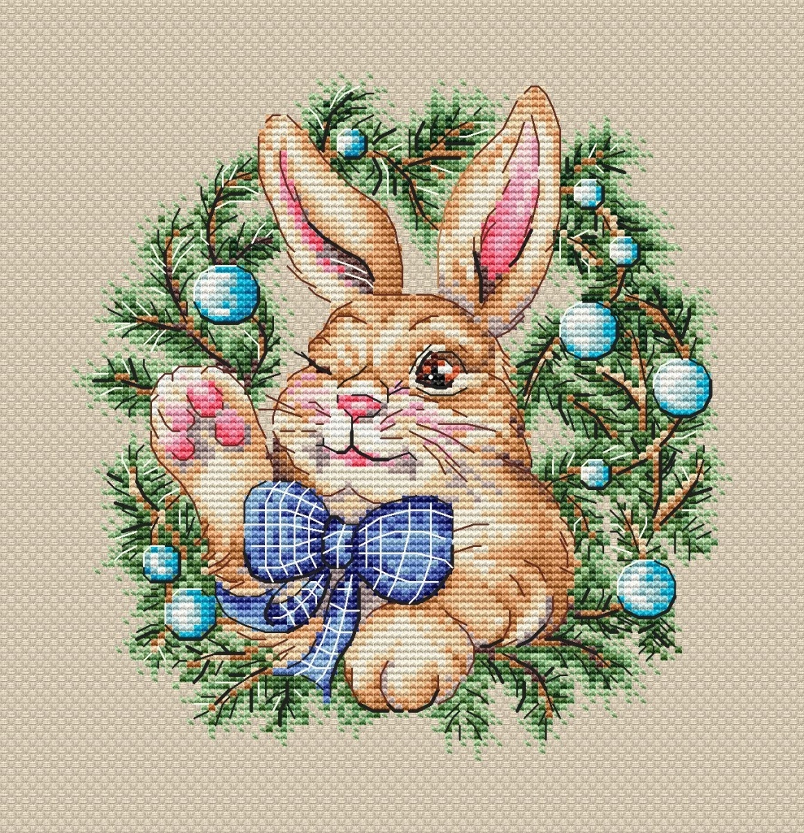 Sampler with Rabbits 2 Cross Stitch Pattern фото 4