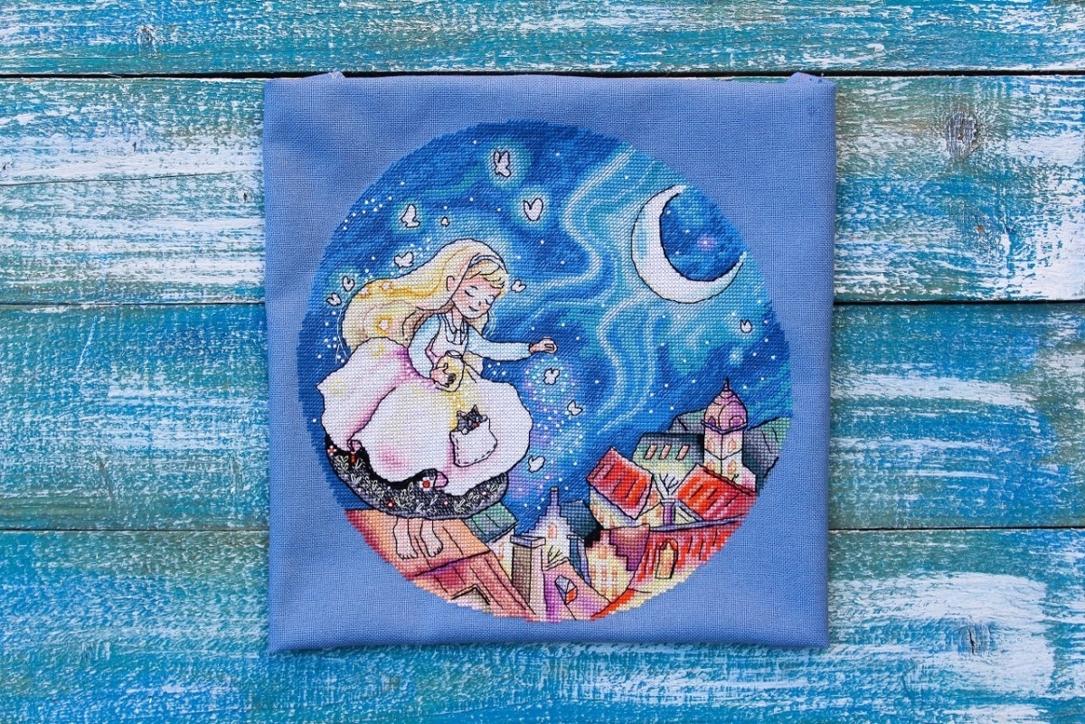 Night Fairy Cross Stitch Chart фото 3