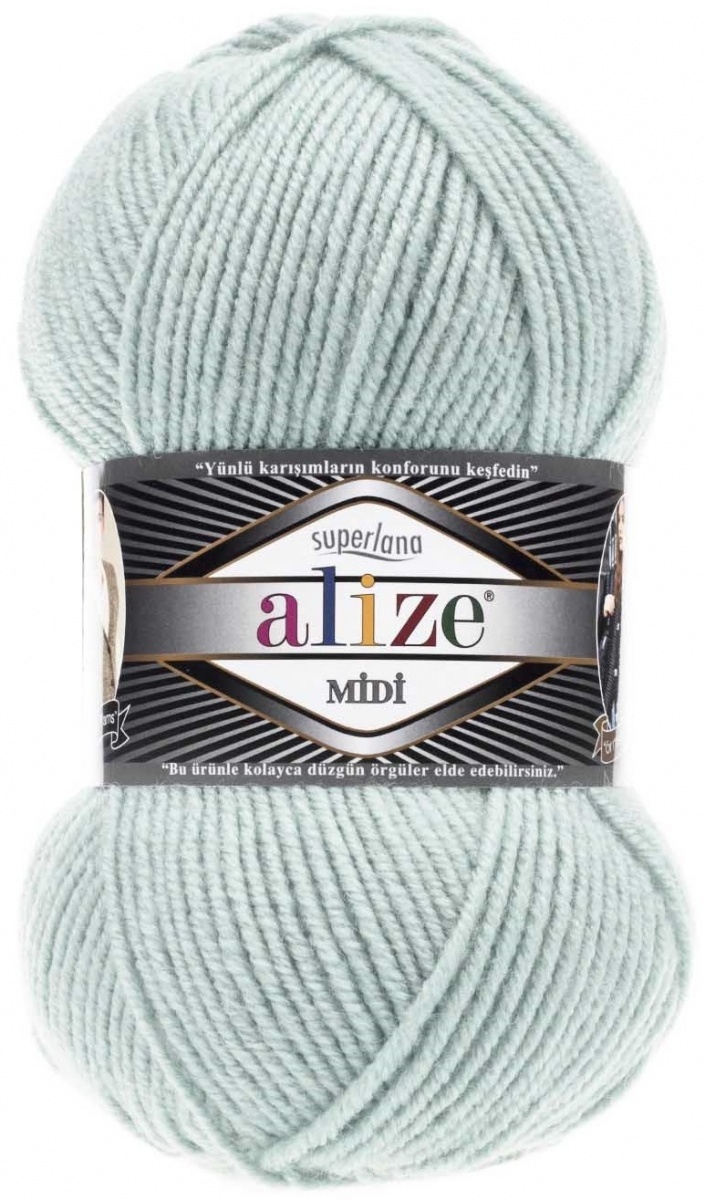 Alize Superlana Midi 25% Wool, 75% Acrylic, 5 Skein Value Pack, 500g фото 36