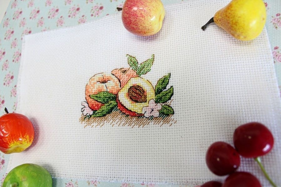 Southern Peach Cross Stitch Kit фото 6