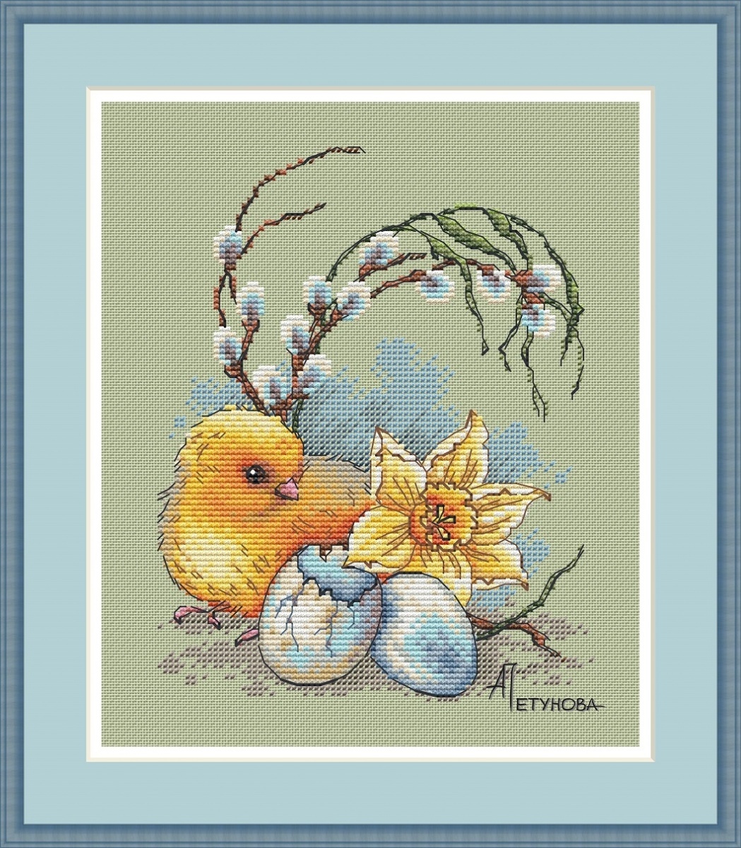 Little Chick Cross Stitch Pattern фото 1