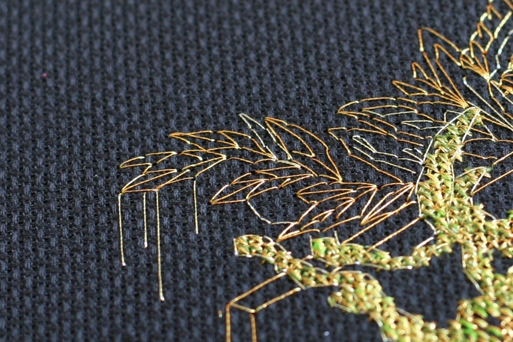 Golden Beetle Cross Stitch Kit фото 2