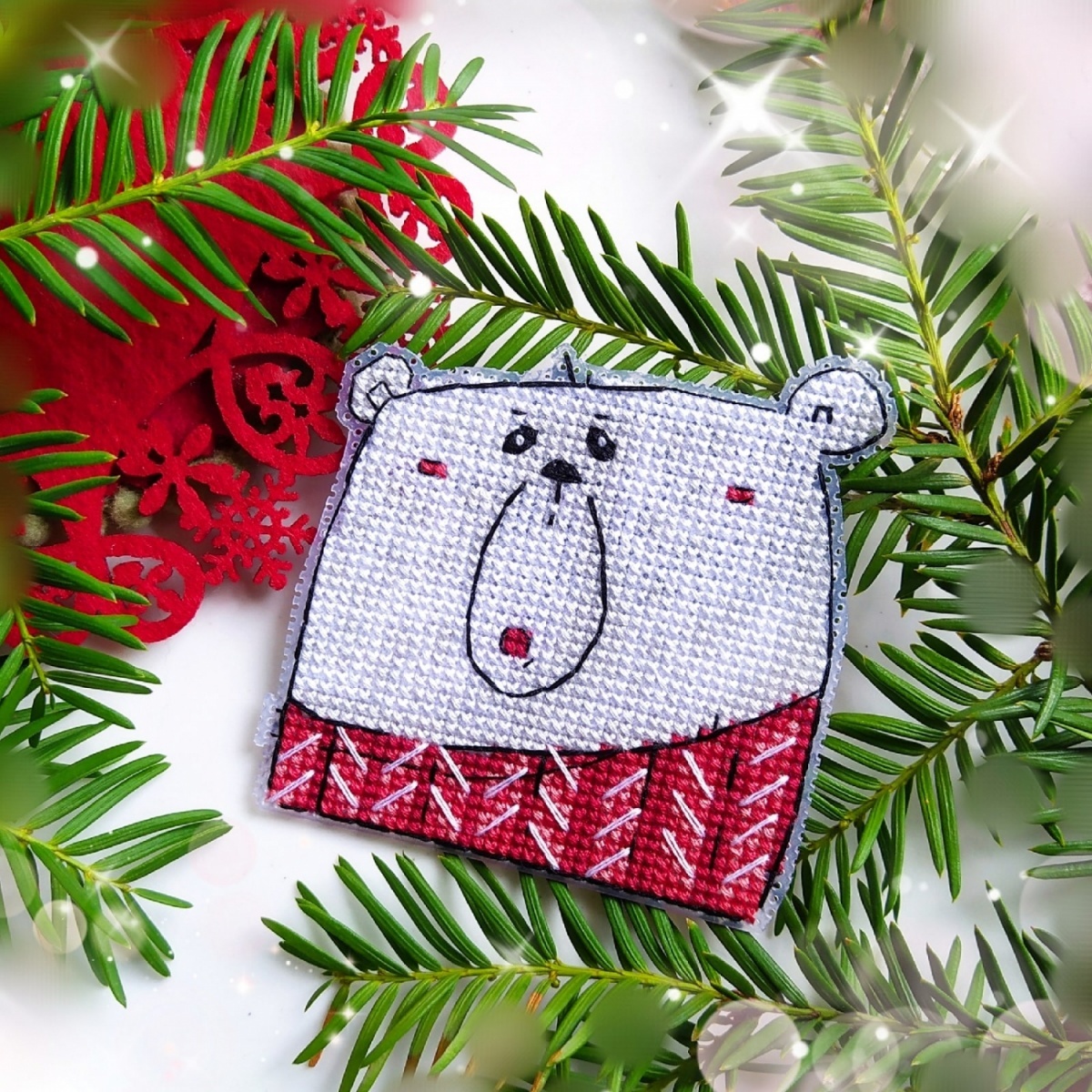 A Polar Bear Cross Stitch Pattern фото 3