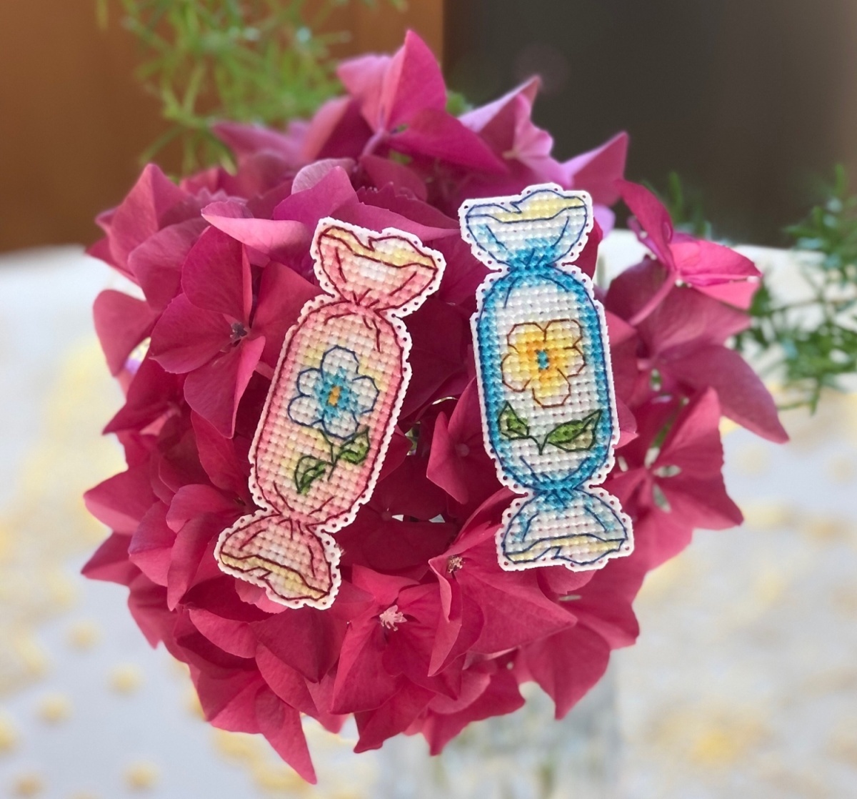 Candy Flower Cross Stitch Pattern фото 2