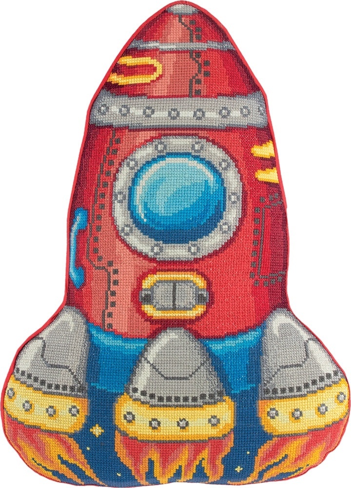 Rocket Cross Stitch Kit фото 1