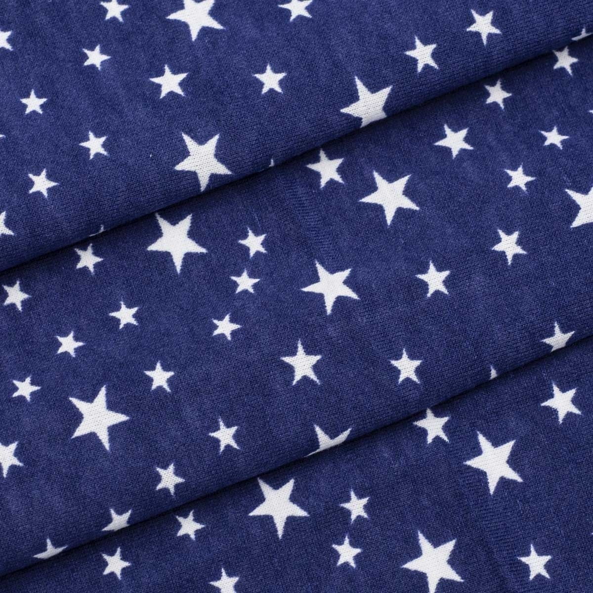 Stars Tricotage Patchwork Fabric фото 1