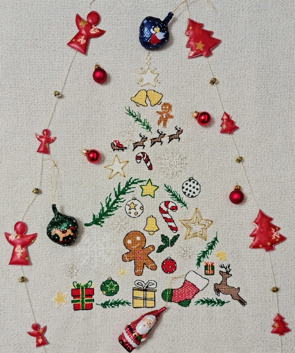 Christmas Needlewoman Advent Cross Stitch Pattern фото 5