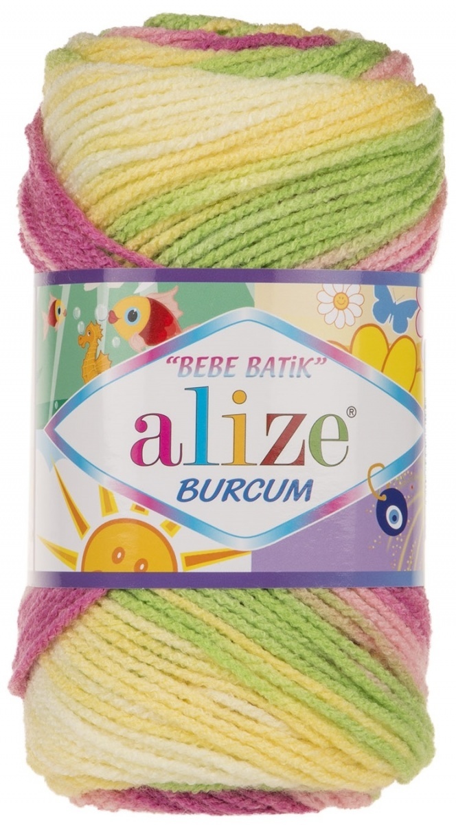 Alize Burcum Bebe Batik 100% Acrylic, 5 Skein Value Pack, 500g фото 6