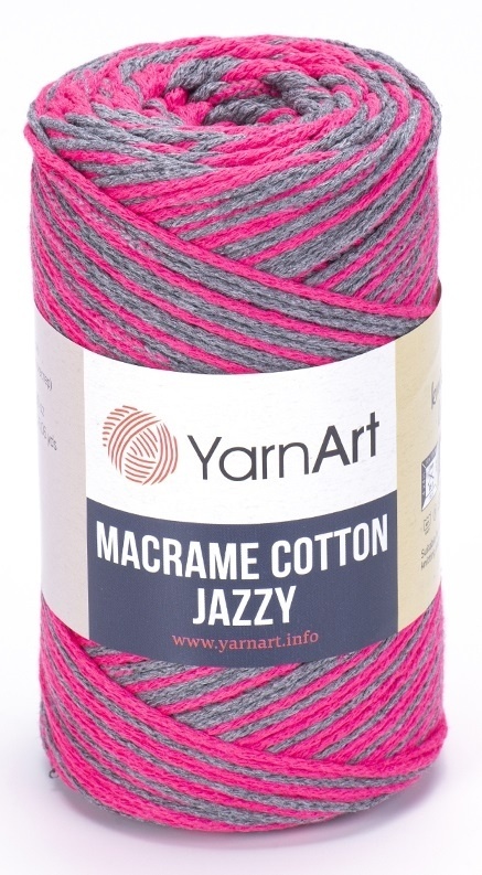 YarnArt Macrame Cotton Jazzy 80% cotton, 20% polyester, 4 Skein Value Pack, 1000g фото 2
