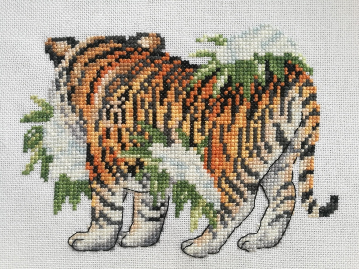 Siberian Tiger Cross Stitch Pattern фото 2