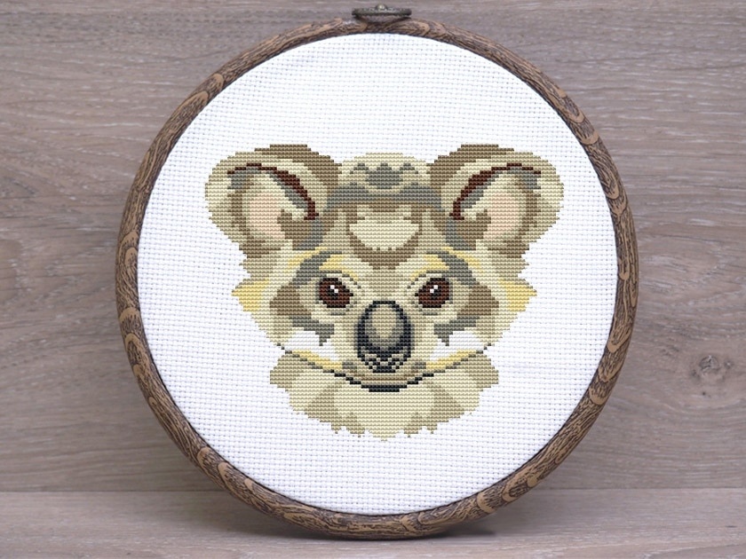 Koala Modern Cross Stitch Pattern фото 2