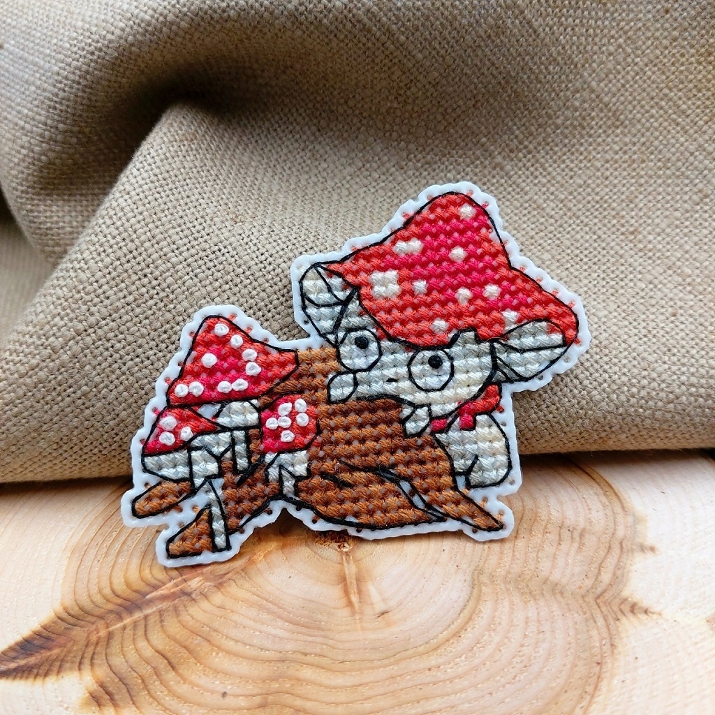 Little Mushroom Cross Stitch Pattern фото 2