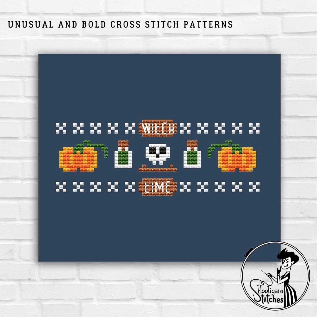 Witch Time Cross Stitch Pattern фото 8