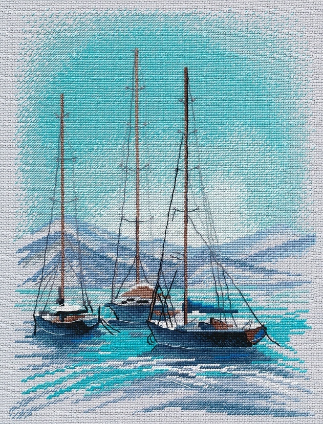 Azure Bay Cross Stitch Kit  фото 1